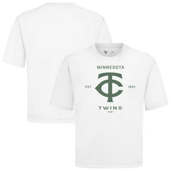 Minnesota Twins Levelwear Crossway Oversized Luxe Signature Knit T-Shirt Discount