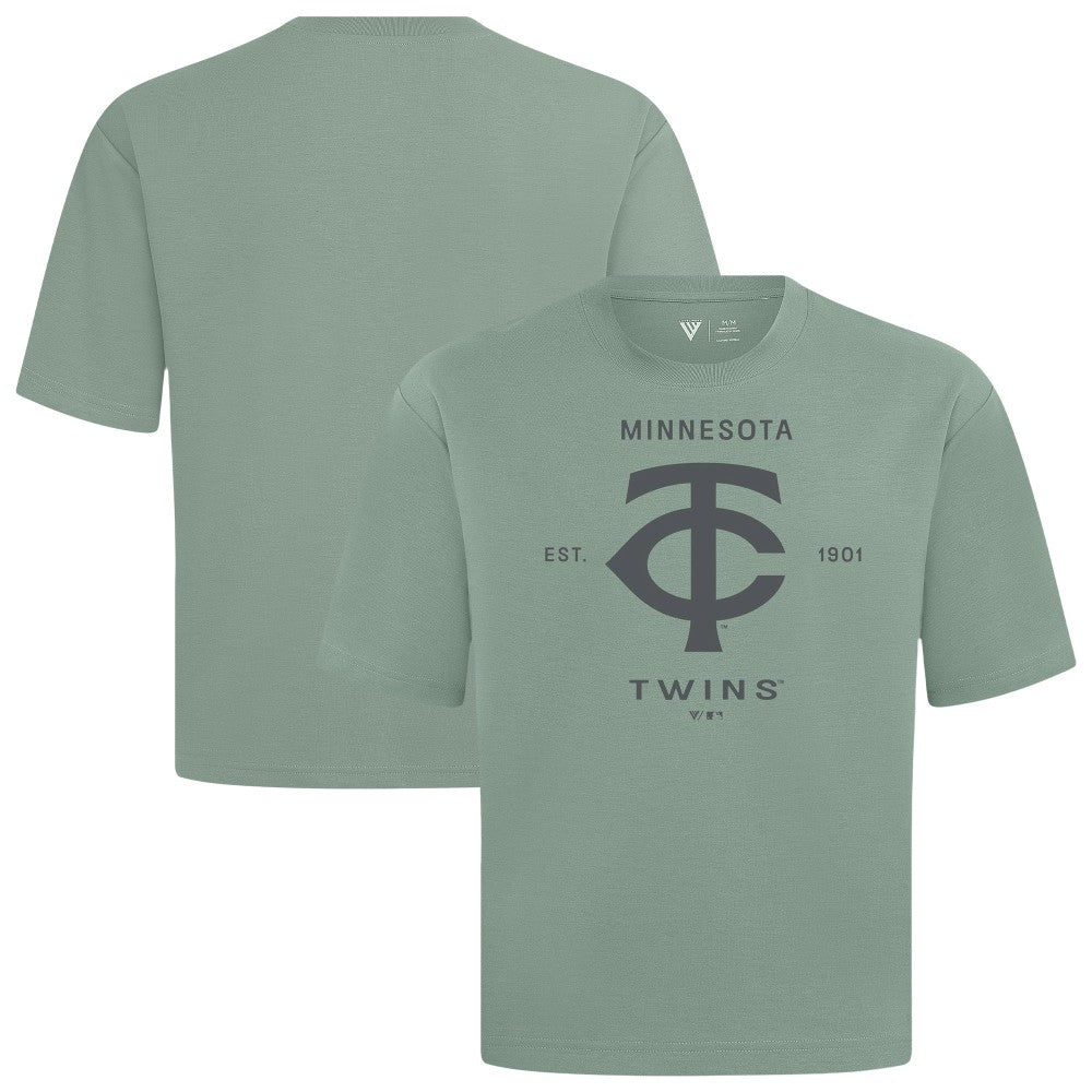Minnesota Twins Levelwear Crossway Oversized Luxe Signature Knit T-Shirt Outlet