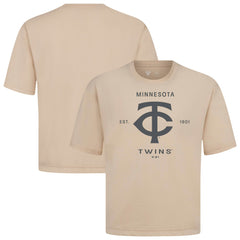 Minnesota Twins Levelwear Crossway Oversized Luxe Signature Knit T-Shirt Sale