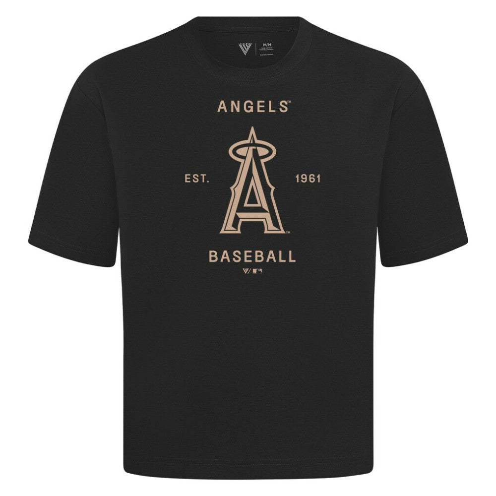 Los Angeles Angels Levelwear Crossway Oversized Luxe Signature Knit T-Shirt Online