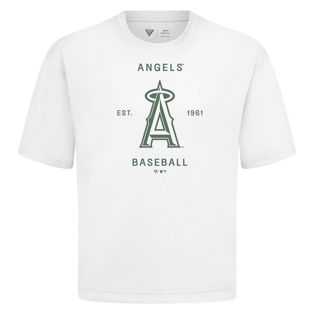 Los Angeles Angels Levelwear Crossway Oversized Luxe Signature Knit T-Shirt Online