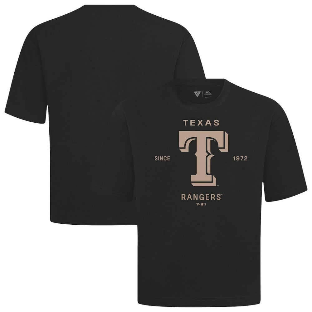 Texas Rangers Levelwear Crossway Oversized Luxe Signature Knit T-Shirt Discount