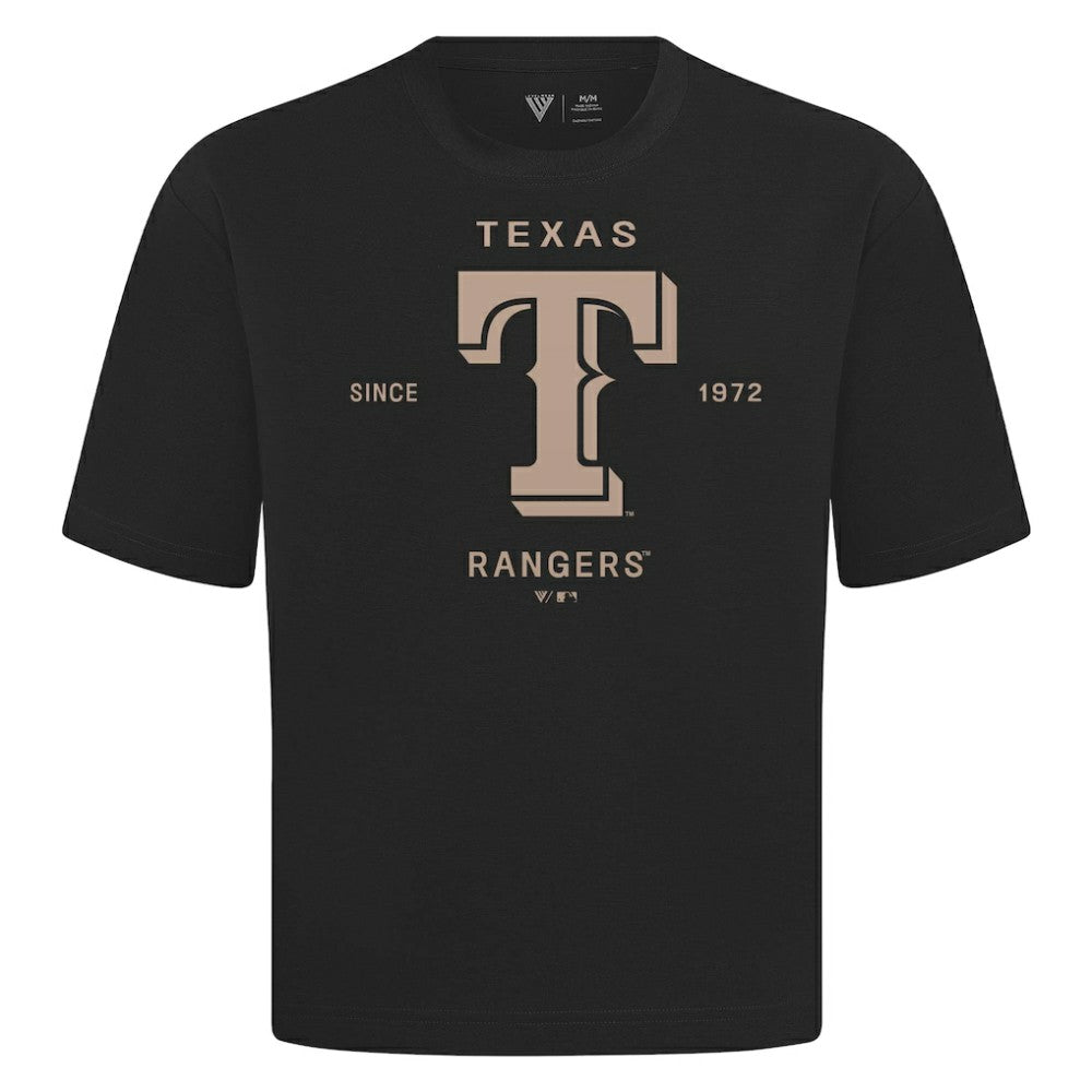 Texas Rangers Levelwear Crossway Oversized Luxe Signature Knit T-Shirt Discount