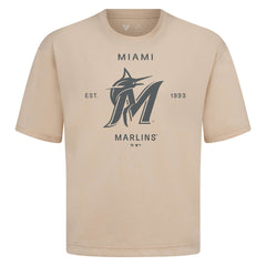 Miami Marlins Levelwear Crossway Oversized Luxe Signature Knit T-Shirt Near Me