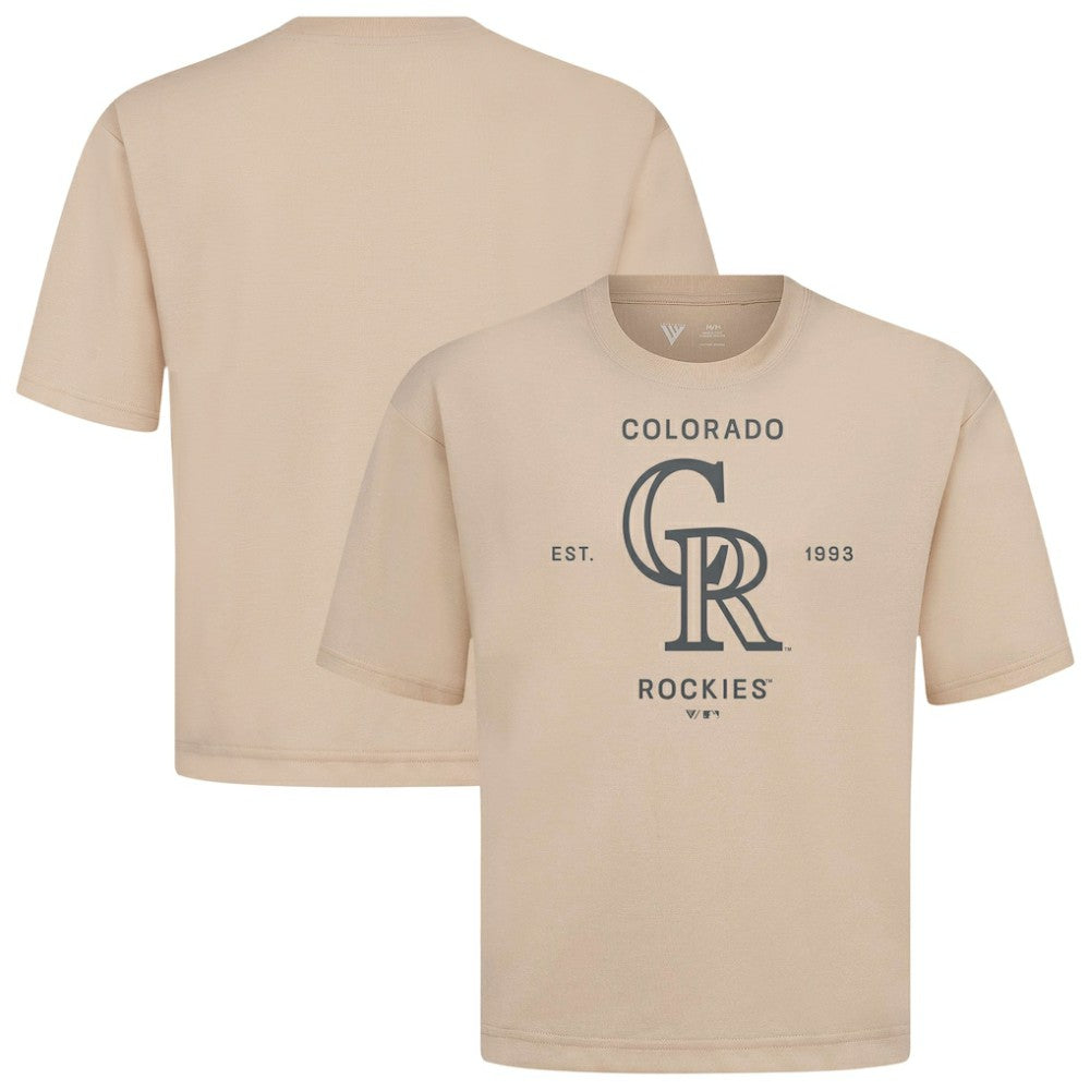 Colorado Rockies Levelwear Crossway Oversized Luxe Signature Knit T-Shirt Online