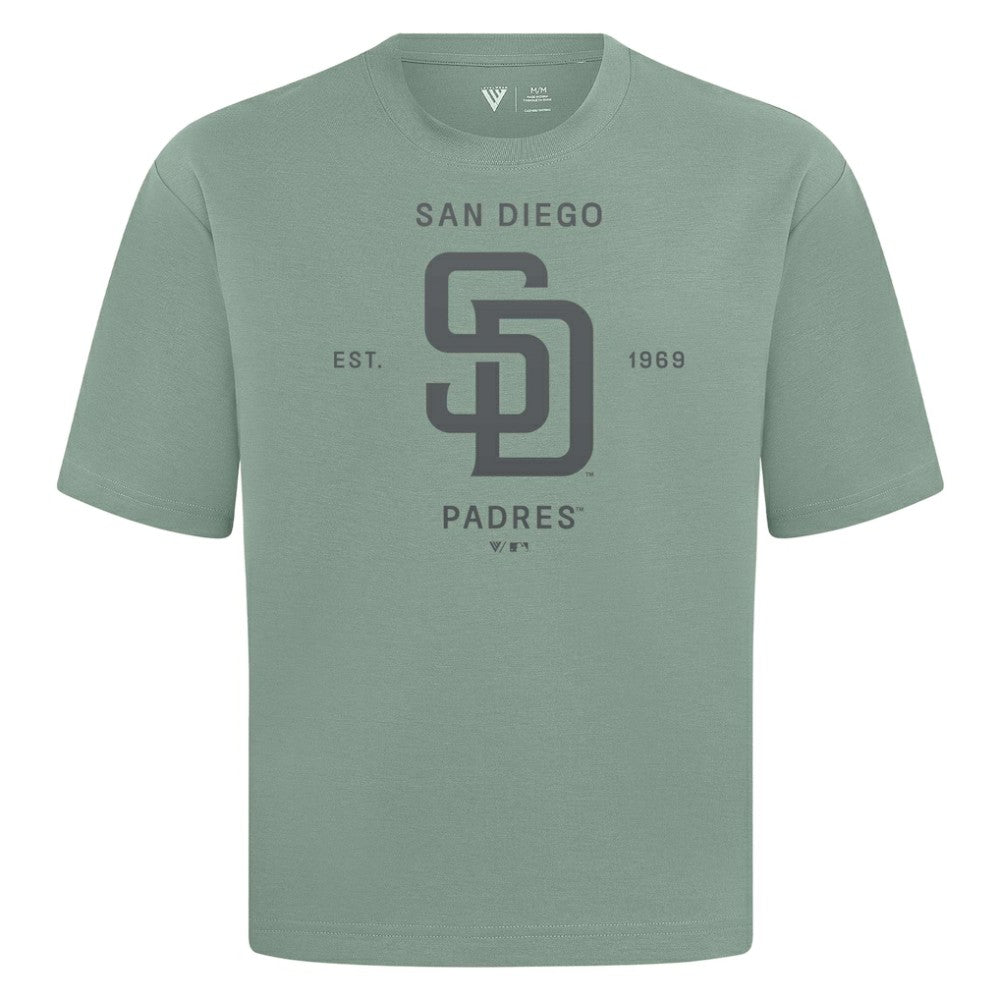 San Diego Padres Levelwear Crossway Oversized Luxe Signature Knit T-Shirt Near Me