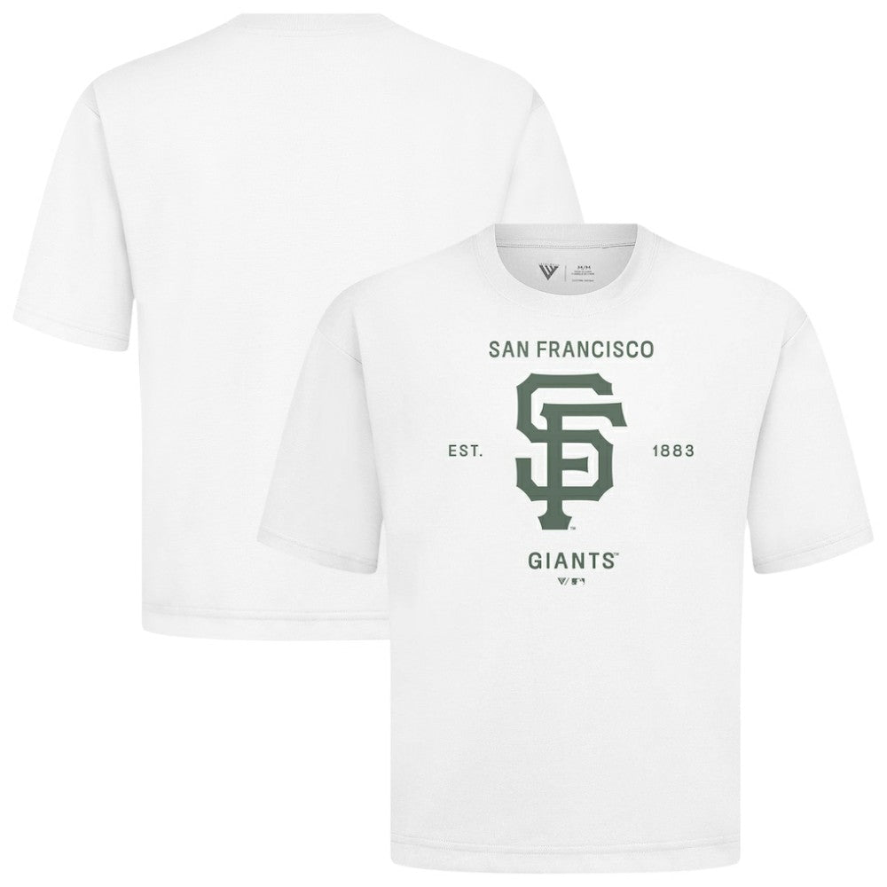 San Francisco Giants Levelwear Crossway Oversized Luxe Signature Knit T-Shirt Sale