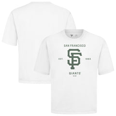 San Francisco Giants Levelwear Crossway Oversized Luxe Signature Knit T-Shirt Sale