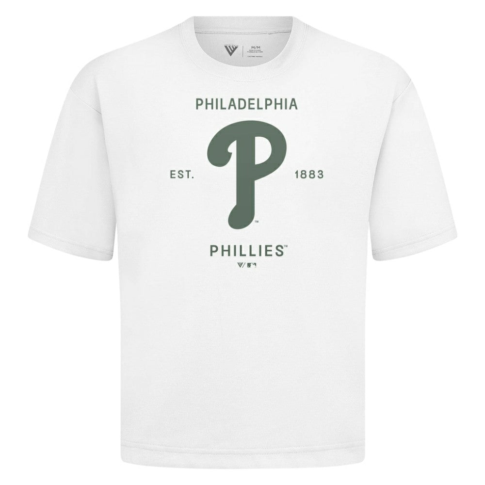 Philadelphia Phillies Levelwear Crossway Oversized Luxe Signature Knit T-Shirt Online