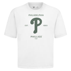 Philadelphia Phillies Levelwear Crossway Oversized Luxe Signature Knit T-Shirt Online