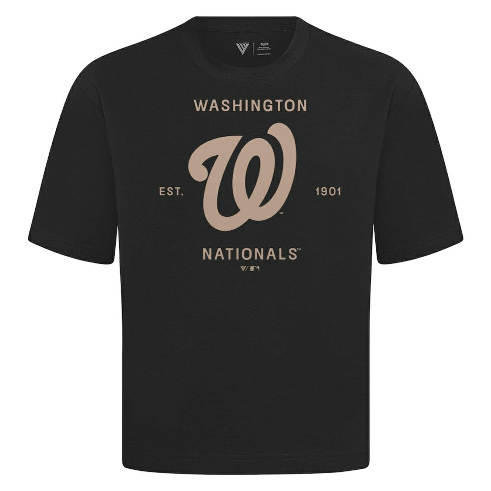 Washington Nationals Levelwear Crossway Oversized Luxe Signature Knit T-Shirt Online
