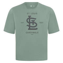 St. Louis Cardinals Levelwear Crossway Oversized Luxe Signature Knit T-Shirt for sale