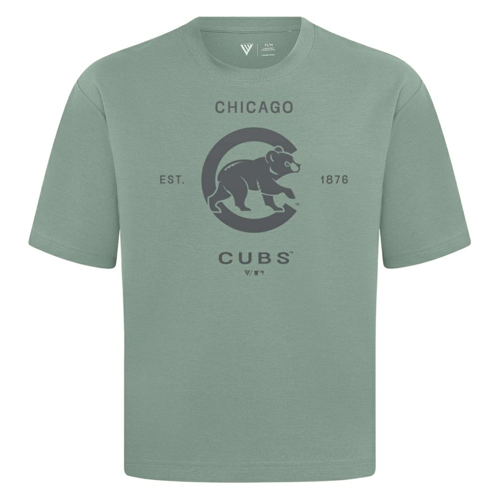Chicago Cubs Levelwear Crossway Oversized Luxe Signature Knit T-Shirt Online