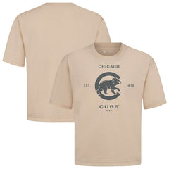 Chicago Cubs Levelwear Crossway Oversized Luxe Signature Knit T-Shirt Near Me