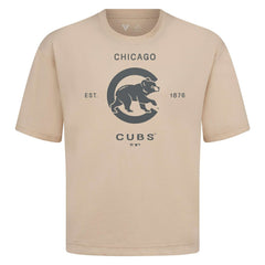 Chicago Cubs Levelwear Crossway Oversized Luxe Signature Knit T-Shirt Near Me
