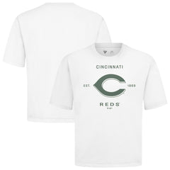 Cincinnati Reds Levelwear Crossway Oversized Luxe Signature Knit T-Shirt Near Me