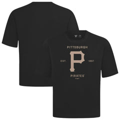 Pittsburgh Pirates Levelwear Crossway Oversized Luxe Signature Knit T-Shirt Sale