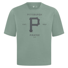 Pittsburgh Pirates Levelwear Crossway Oversized Luxe Signature Knit T-Shirt Online
