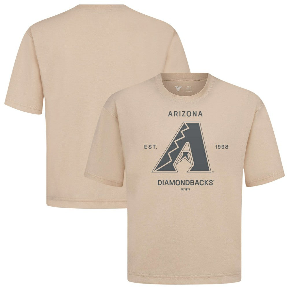 Arizona Diamondbacks Levelwear Crossway Oversized Luxe Signature Knit T-Shirt for sale