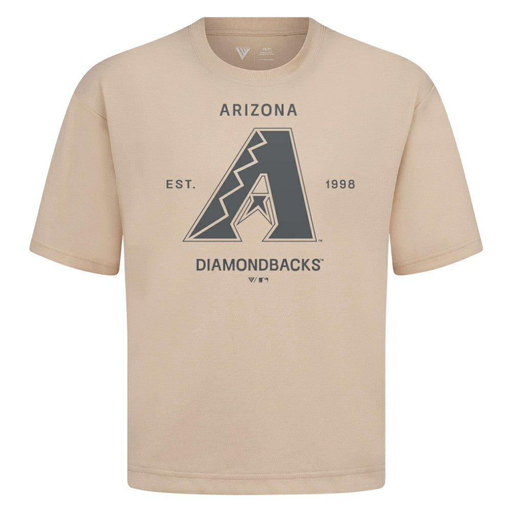 Arizona Diamondbacks Levelwear Crossway Oversized Luxe Signature Knit T-Shirt for sale