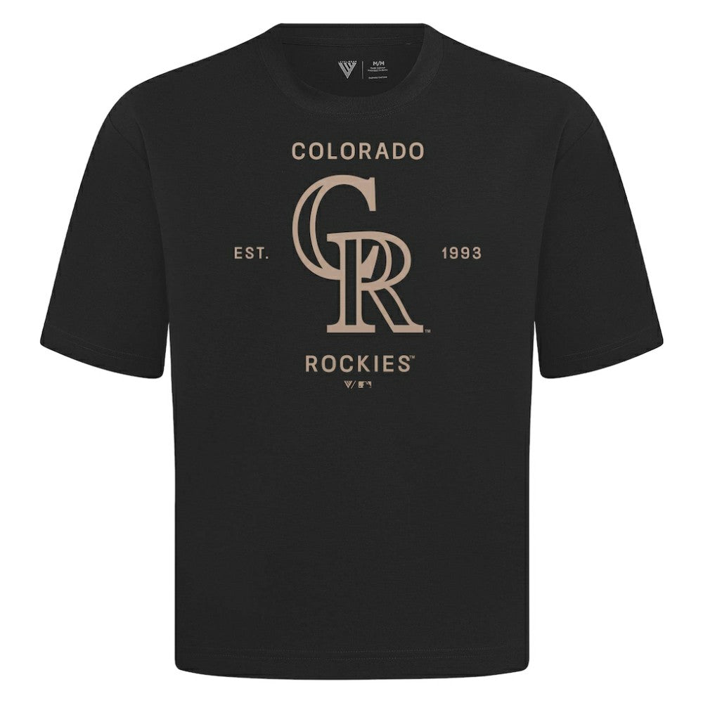 Colorado Rockies Levelwear Crossway Oversized Luxe Signature Knit T-Shirt Online