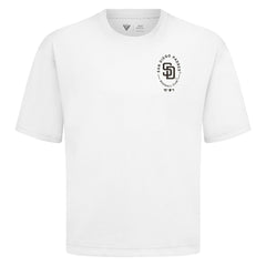 San Diego Padres Levelwear Signet Oversized Luxe Signature Knit T-Shirt Near Me