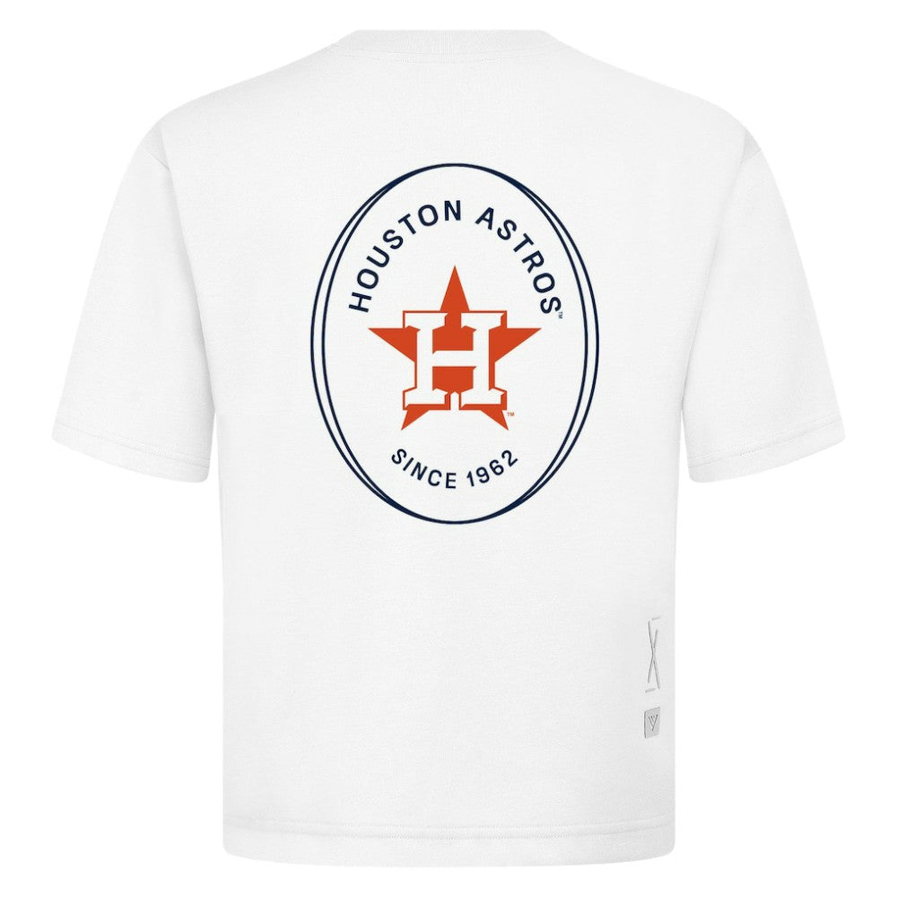 Houston Astros Levelwear Signet Oversized Luxe Signature Knit T-Shirt Near Me