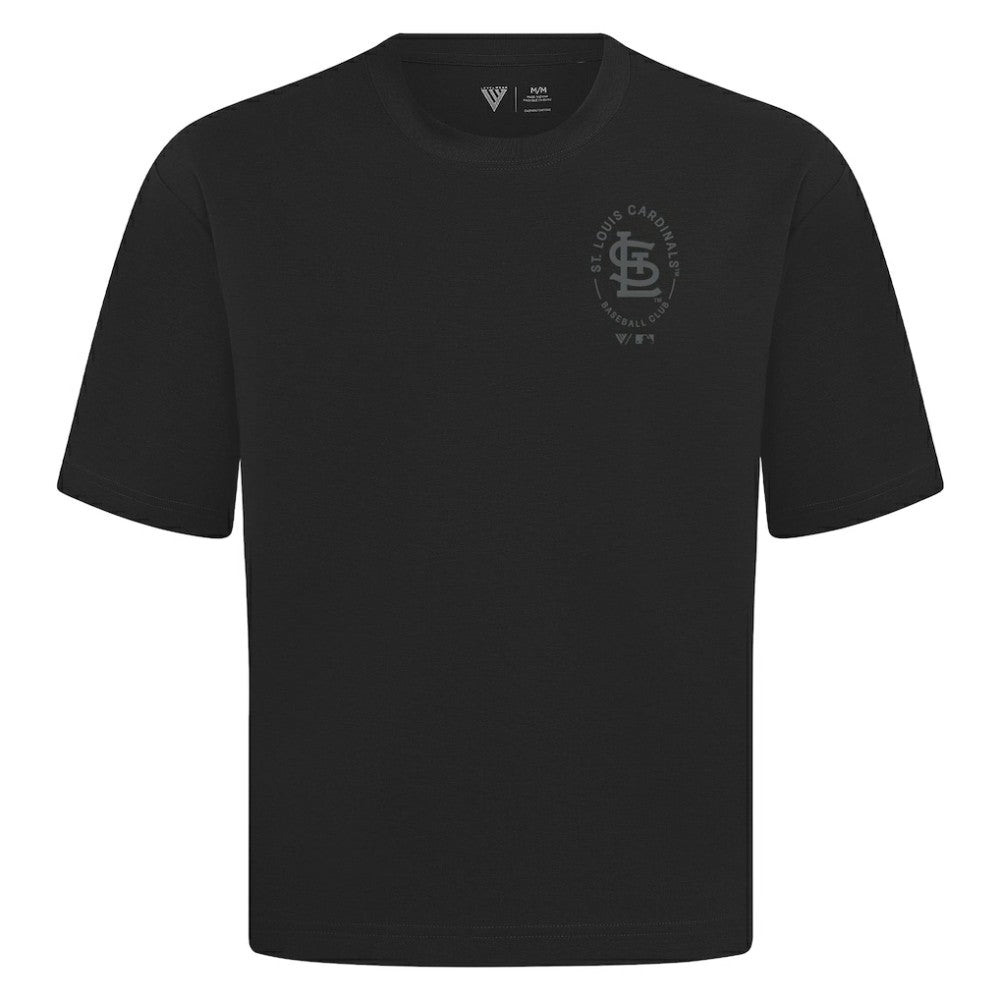 St. Louis Cardinals Levelwear Signet Oversized Luxe Signature Knit T-Shirt Sale
