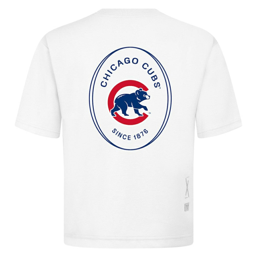 Chicago Cubs Levelwear Signet Oversized Luxe Signature Knit T-Shirt Near Me