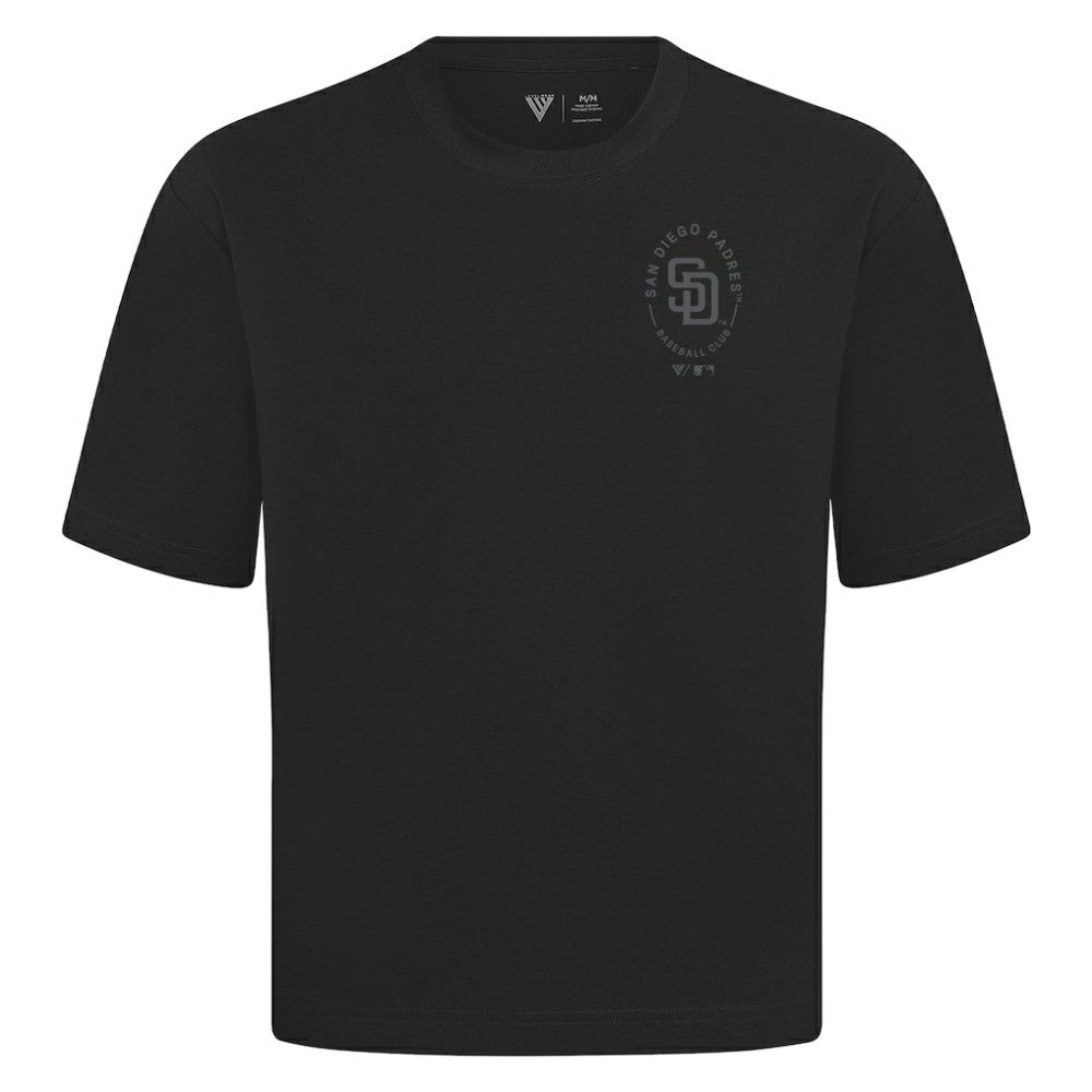 San Diego Padres Levelwear Signet Oversized Luxe Signature Knit T-Shirt for sale