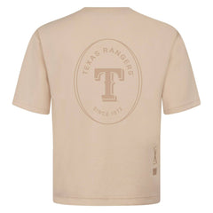 Texas Rangers Levelwear Signet Oversized Luxe Signature Knit T-Shirt for sale