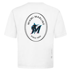 Miami Marlins Levelwear Signet Oversized Luxe Signature Knit T-Shirt Discount