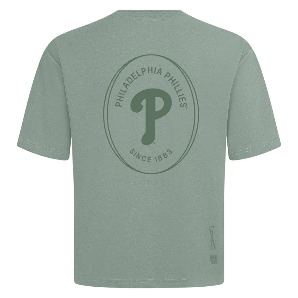 Philadelphia Phillies Levelwear Signet Oversized Luxe Signature Knit T-Shirt Online
