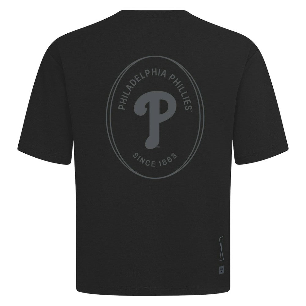 Philadelphia Phillies Levelwear Signet Oversized Luxe Signature Knit T-Shirt Sale