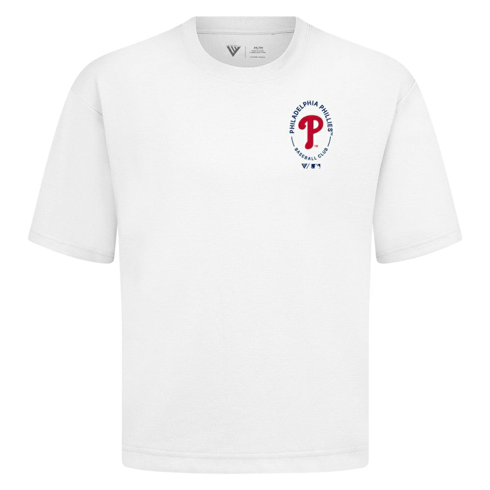 Philadelphia Phillies Levelwear Signet Oversized Luxe Signature Knit T-Shirt Online