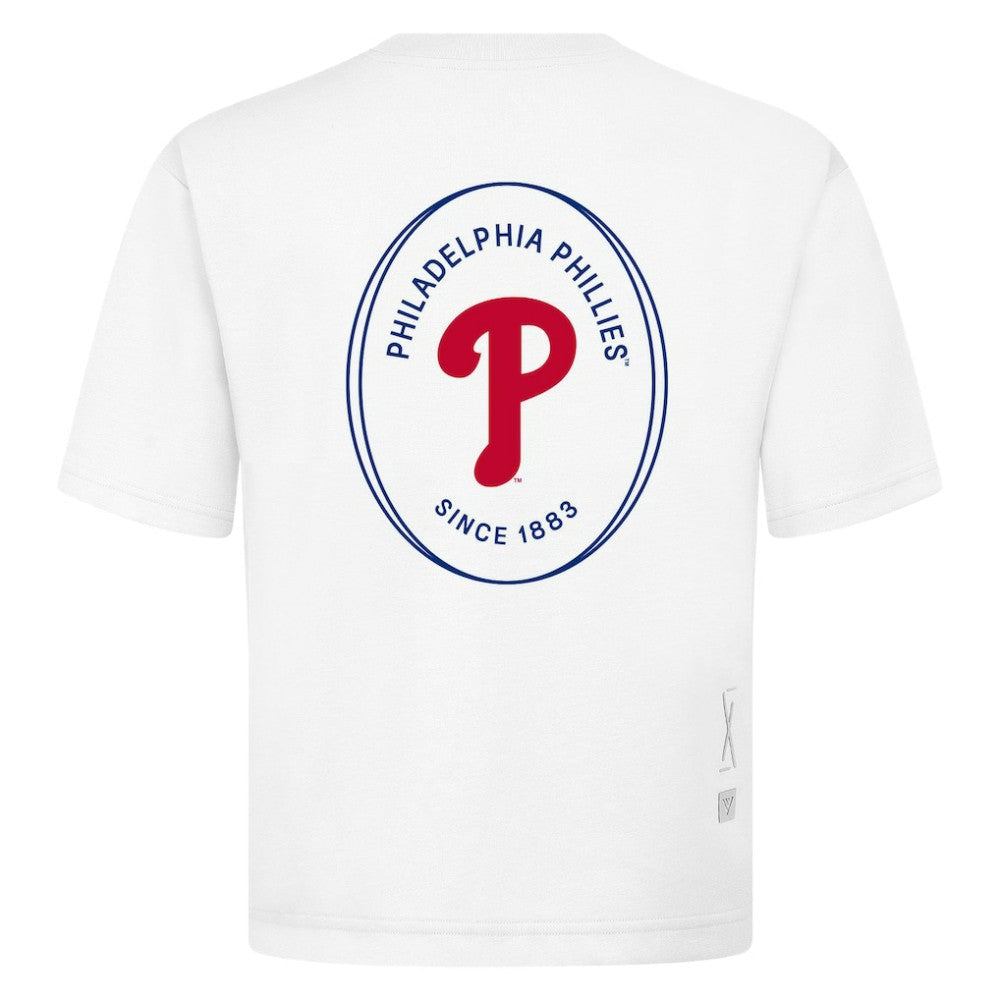 Philadelphia Phillies Levelwear Signet Oversized Luxe Signature Knit T-Shirt Online