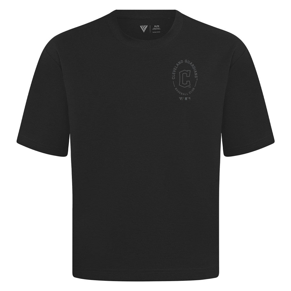 Cleveland Guardians Levelwear Signet Oversized Luxe Signature Knit T-Shirt Discount