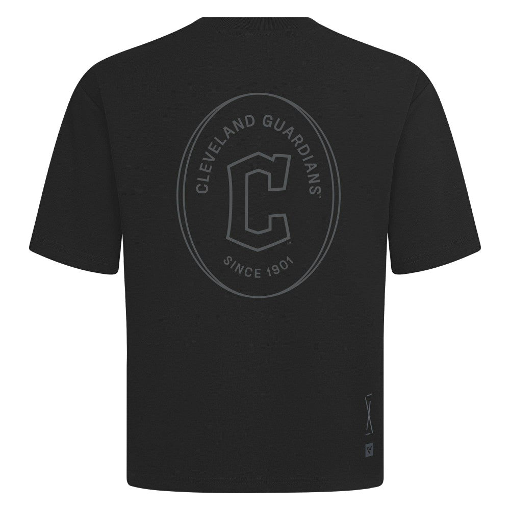 Cleveland Guardians Levelwear Signet Oversized Luxe Signature Knit T-Shirt Discount