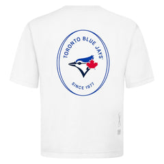 Toronto Blue Jays Levelwear Signet Oversized Luxe Signature Knit T-Shirt Discount