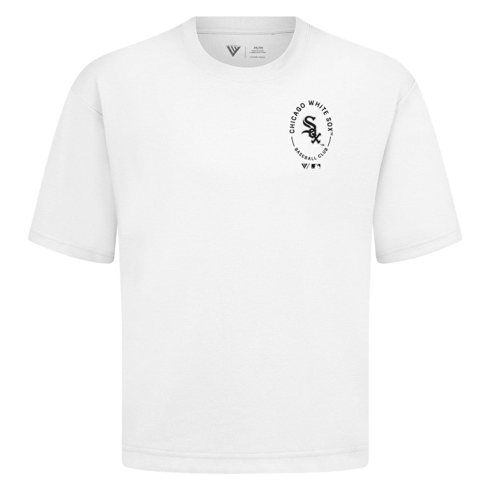 Chicago White Sox Levelwear Signet Oversized Luxe Signature Knit T-Shirt Discount