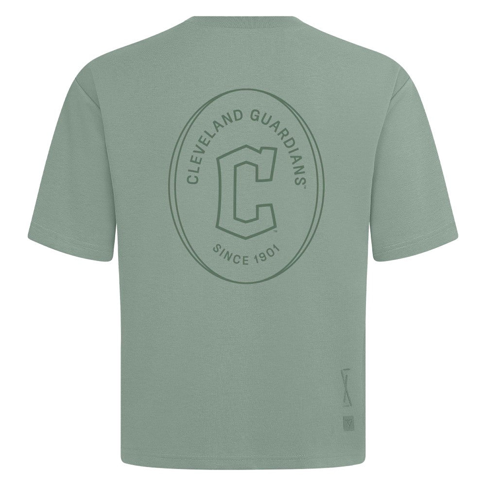 Cleveland Guardians Levelwear Signet Oversized Luxe Signature Knit T-Shirt Discount