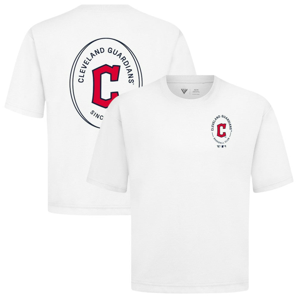 Cleveland Guardians Levelwear Signet Oversized Luxe Signature Knit T-Shirt Discount