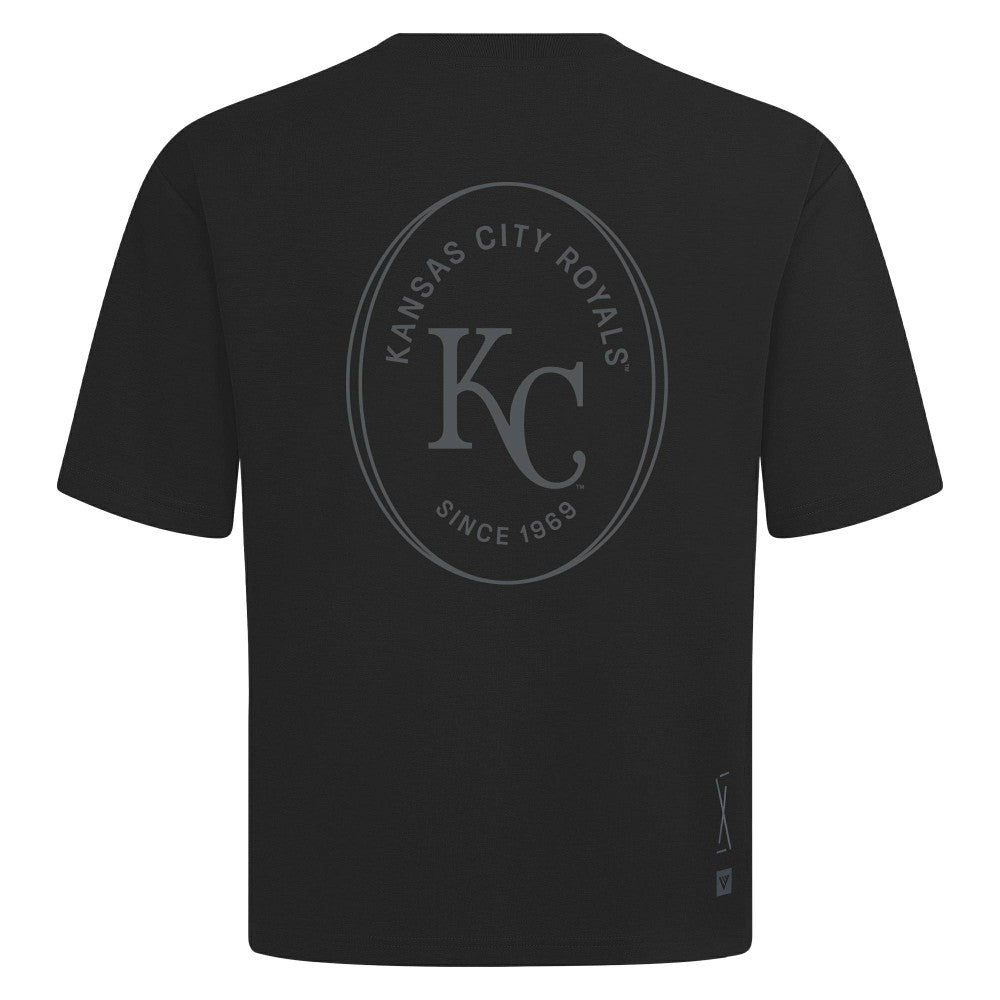 Kansas City Royals Levelwear Signet Oversized Luxe Signature Knit T-Shirt Sale
