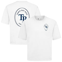 Tampa Bay Rays Levelwear Signet Oversized Luxe Signature Knit T-Shirt Discount