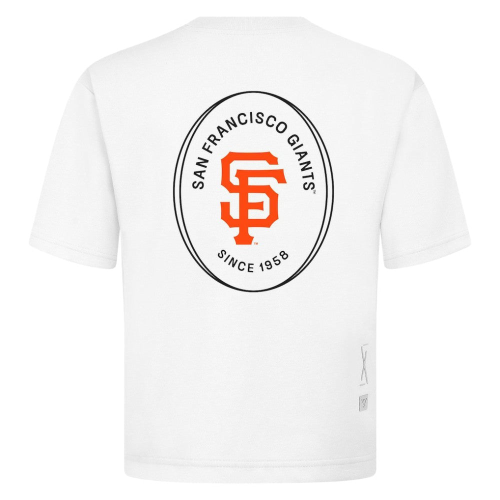 San Francisco Giants Levelwear Register Oversized Luxe Signature Knit T-Shirt Discount