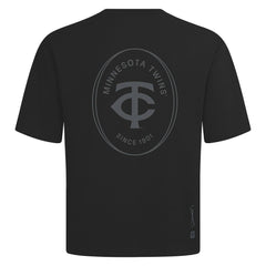 Minnesota Twins Levelwear Register Oversized Luxe Signature Knit T-Shirt for sale