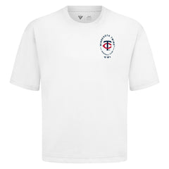 Minnesota Twins Levelwear Register Oversized Luxe Signature Knit T-Shirt for sale