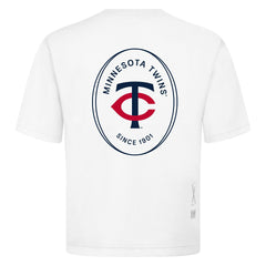 Minnesota Twins Levelwear Register Oversized Luxe Signature Knit T-Shirt for sale