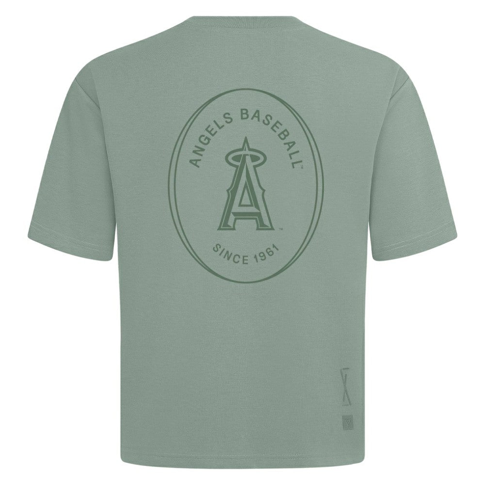 Los Angeles Angels Levelwear Register Oversized Luxe Signature Knit T-Shirt Online