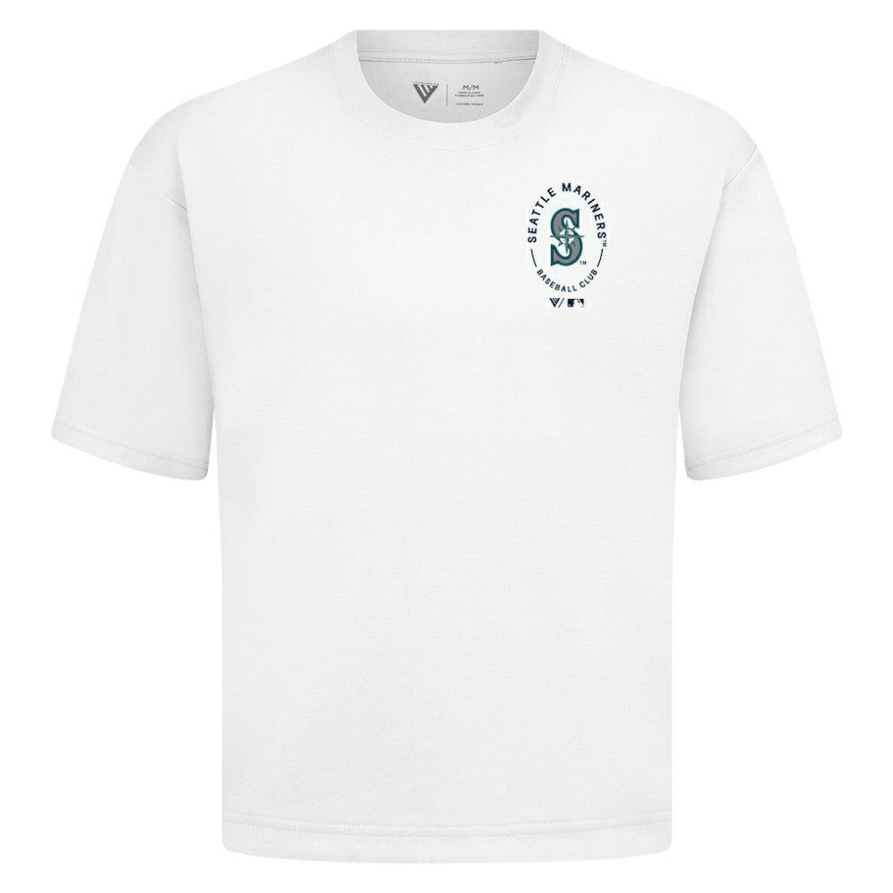 Seattle Mariners Levelwear Register Oversized Luxe Signature Knit T-Shirt Sale